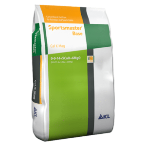 Sachet d'engrais Sportsmaster Base Cal K Mag, parfait pour fertiliser et renforcer les pelouses.