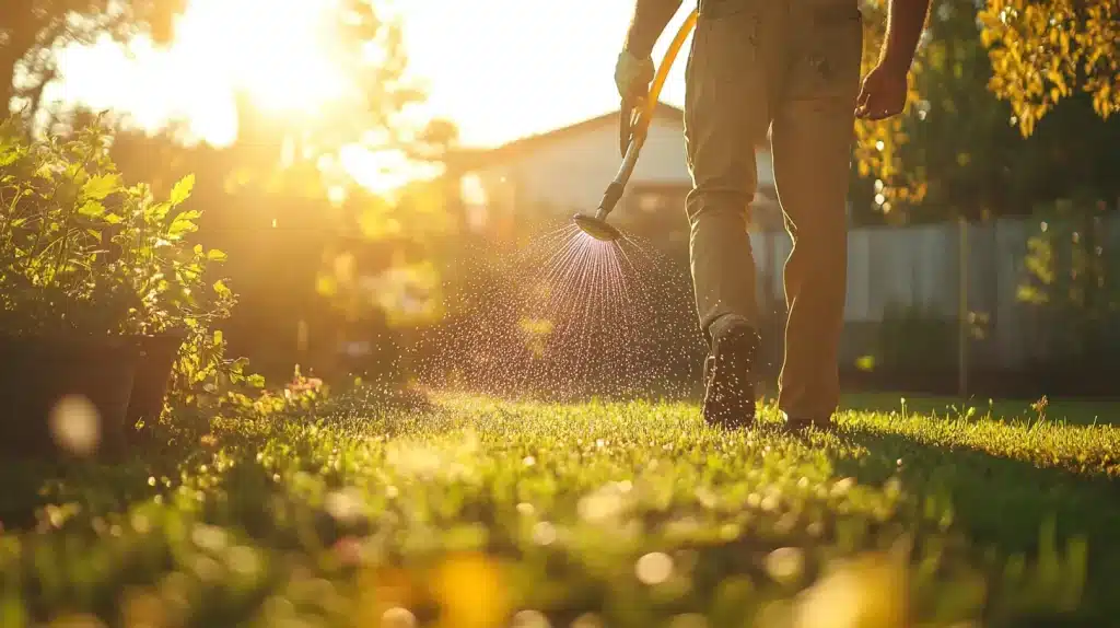 Entretien post-semis arrosage protection jardin