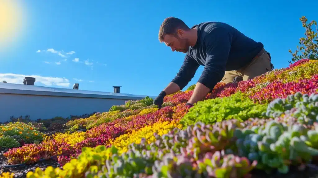 Installation facile toit végétal sedum DIY